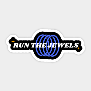 Run The Jewels // Blue Ring Sticker